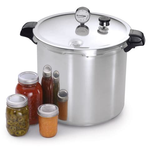 Sep 23, 2002 · This item: Presto 01781 Pressure Canner and Cooker, 23 qt, Silver. $12449. +. Impresa Products 2-Pack Pressure Canner Rack / Canning Rack for Pressure Cooker - Stainless Steel - Compatible with Presto, All American Pressure Canner and More, 11-Inch (28cm) $1199. +. 